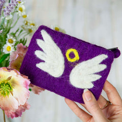 Angel Wings Felt Purse-Bags & Purses-Siesta Crafts