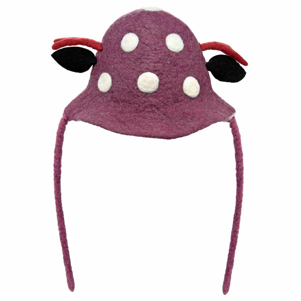 Mushroom Deer Felt Hat-Hats-Siesta Crafts