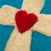 Cross Felt Purse-Bags & Purses-Siesta Crafts
