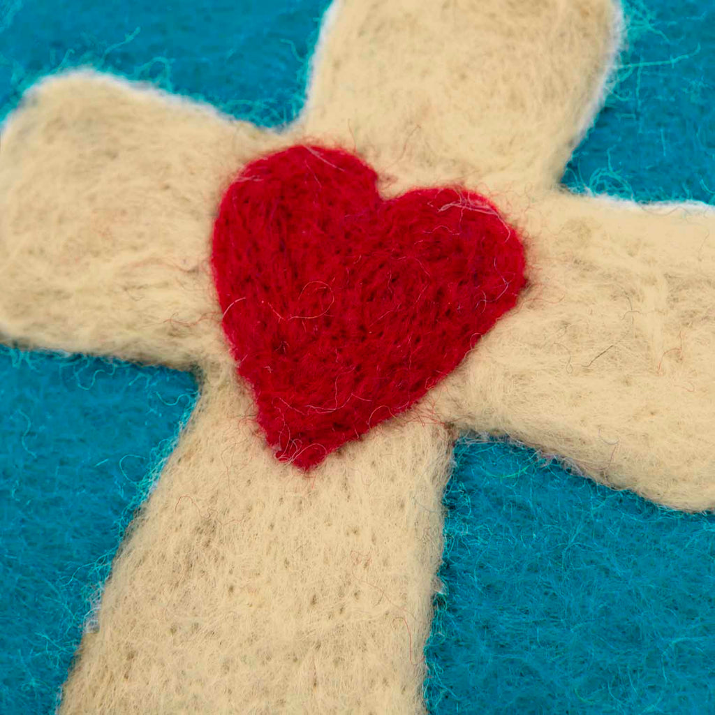 Cross Felt Purse-Bags & Purses-Siesta Crafts