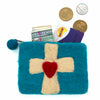 Cross Felt Purse-Bags & Purses-Siesta Crafts