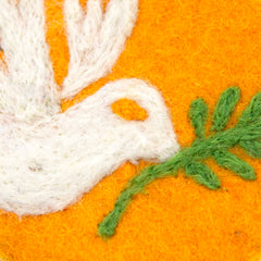 Dove Felt Purse-Bags & Purses-Siesta Crafts