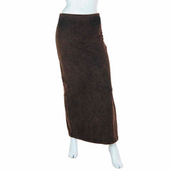 Aari Embroidered Maxi Skirt-Skirts-Siesta Crafts