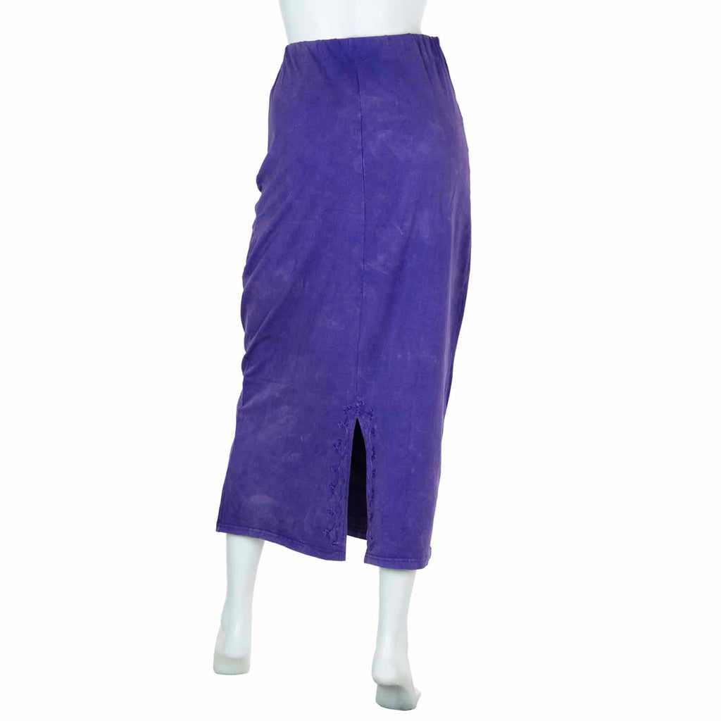 Aari Embroidered Maxi Skirt-Skirts-Siesta Crafts