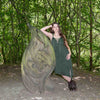 Stonewash Lace Up Diagonal Dress-Dresses-Siesta Crafts