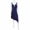 Stonewash Lace Up Diagonal Dress-Dresses-Siesta Crafts
