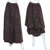 Stonewash Ruffle Maxi Skirt-Skirts-Siesta Crafts