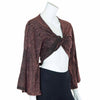 Stonewash Wrap Top-Tops-Siesta Crafts