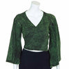 Stonewash Wrap Top-Tops-Siesta Crafts