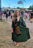 Stonewash Ruffle Maxi Skirt-Skirts-Siesta Crafts