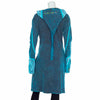 Aari Lace Embroidered Coat with Pixie Hood-Coats, Jackets & Ponchos-Siesta Crafts