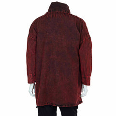 Stonewash Fringed Cowboy Coat-Coats, Jackets & Ponchos-Siesta Crafts