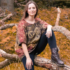 Sun and Moon Artist Smock Top-Tops-Siesta Crafts