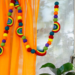 String of Felt Rainbows-Home Décor-Siesta Crafts