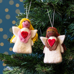 Angel Felt Christmas Decoration-Home Décor-Siesta Crafts