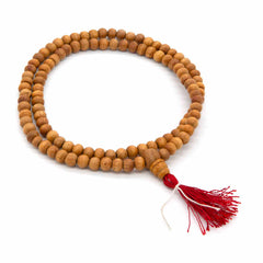 Small Wooden Mallah Beads on Elastic-Buddhism-Siesta Crafts