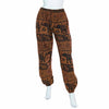 Autumnal Elephant Print Trousers-Trousers-Siesta Crafts