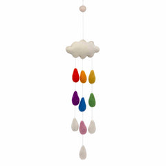 Rainbow Cloud Felt Hanging-Home Décor-Siesta Crafts
