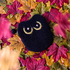 Black Cat Felt Coin Purse-Bags & Purses-Siesta Crafts