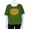Lotus Yoga Slouch Top-T-Shirts-Siesta Crafts