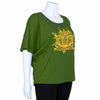 Lotus Yoga Slouch Top-T-Shirts-Siesta Crafts