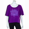 Lotus Yoga Slouch Top-T-Shirts-Siesta Crafts