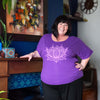 Lotus Yoga Slouch Top-T-Shirts-Siesta Crafts