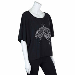 Henna Moth Slouch Top-T-Shirts-Siesta Crafts