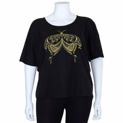 Henna Moth Slouch Top-T-Shirts-Siesta Crafts