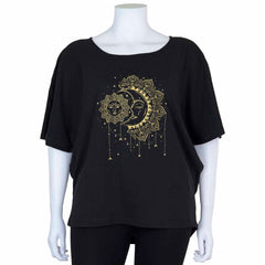 Eclipse Slouch Top-T-Shirts-Siesta Crafts