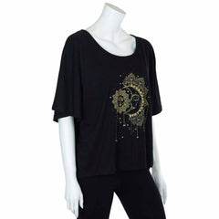 Eclipse Slouch Top-T-Shirts-Siesta Crafts