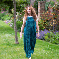 Sun and Moon Jersey Dungarees-Dungarees & Jumpsuits-Siesta Crafts