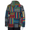 Patchwork Brushed Gheri Fleece Lined Hoodie-Jumpers, Hoodies & Cardigans-Siesta Crafts
