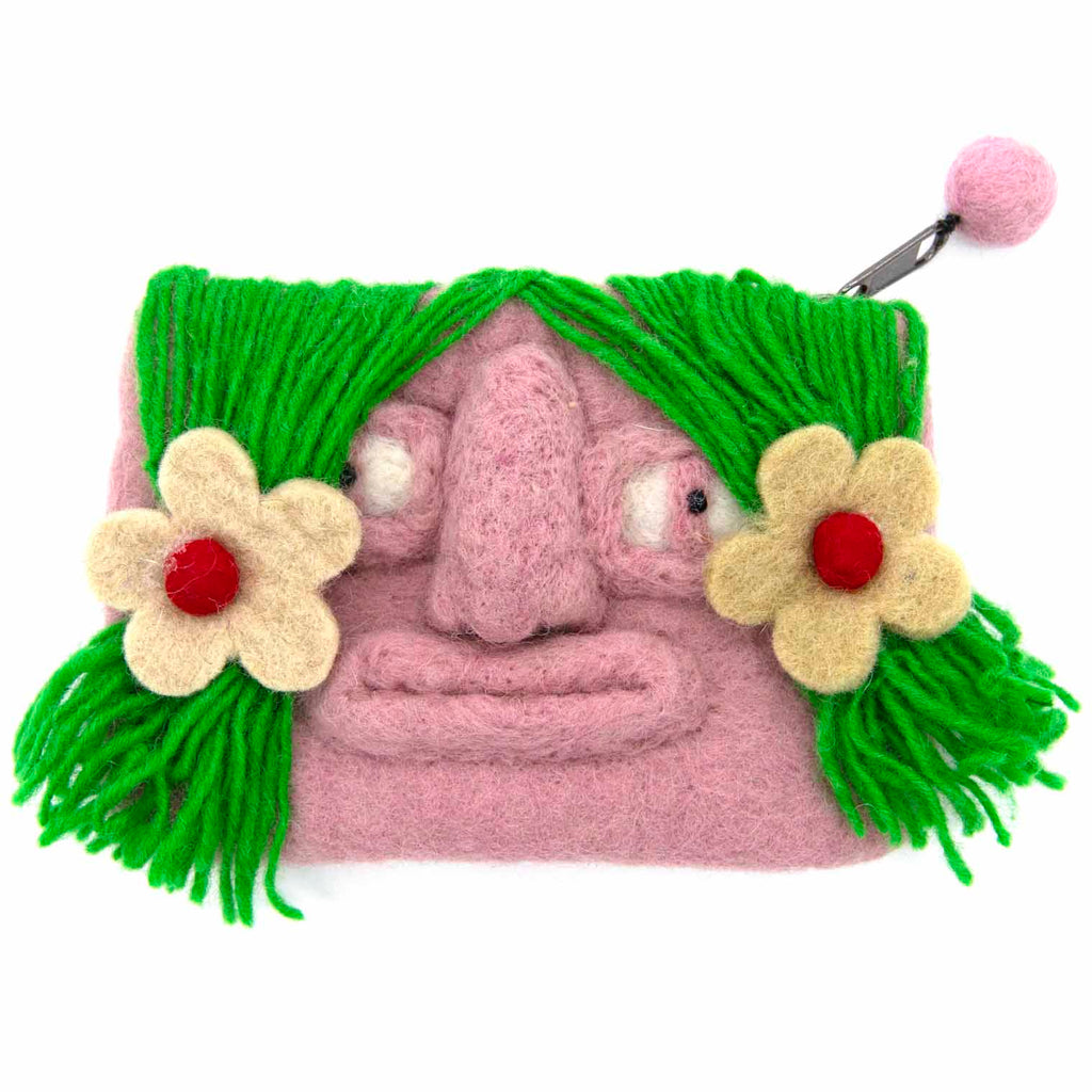 Face Felt Purse-Bags & Purses-Siesta Crafts