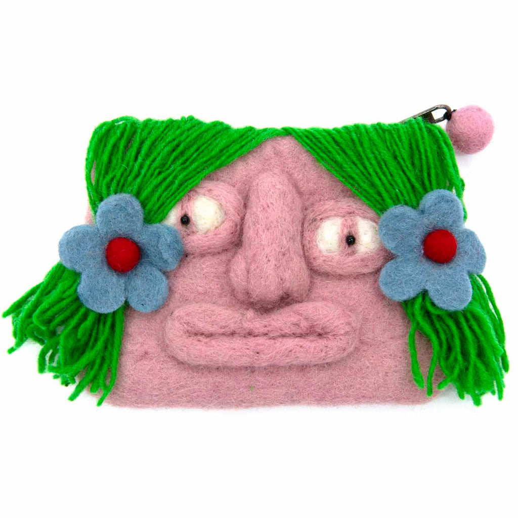 Face Felt Purse-Bags & Purses-Siesta Crafts