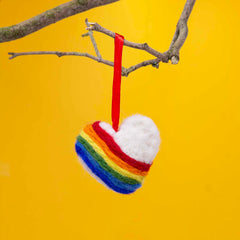 Pride Heart Felt Hanging
