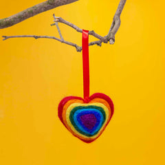 Pride Heart Felt Hanging