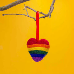 Pride Heart Felt Hanging