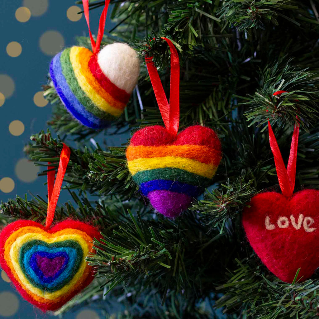 Pride Heart Felt Hanging-Home Décor-Siesta Crafts