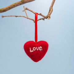 Love Heart Felt Hanging