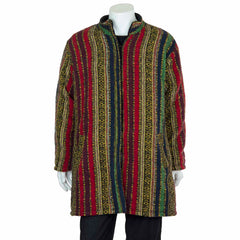 Brushed Gheri Fleece Lined Coat-Coats, Jackets & Ponchos-Siesta Crafts