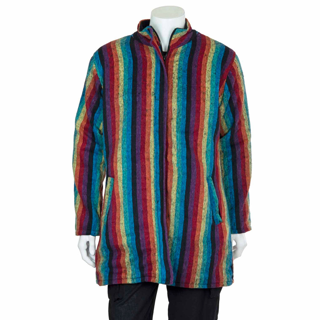 Brushed Gheri Fleece Lined Coat-Coats, Jackets & Ponchos-Siesta Crafts