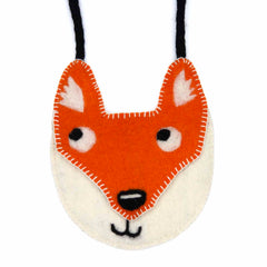 Fox Face Felt Bag-Bags & Purses-Siesta Crafts