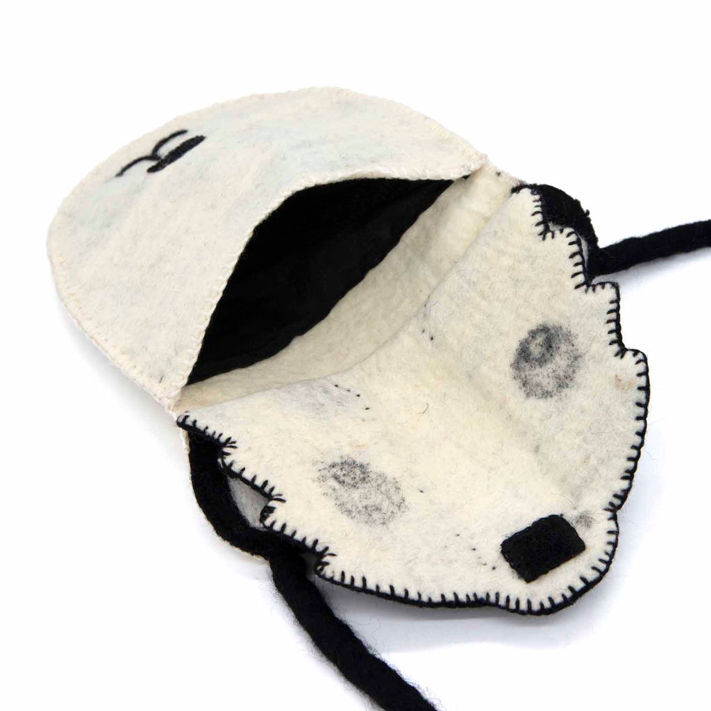 Badger Face Felt Bag-Bags & Purses-Siesta Crafts