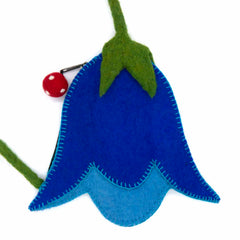 Bluebell Felt Bag-Bags & Purses-Siesta Crafts