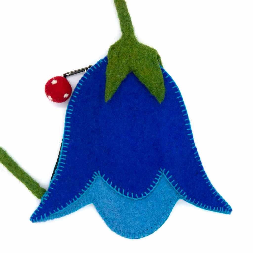 Bluebell Felt Bag-Bags & Purses-Siesta Crafts