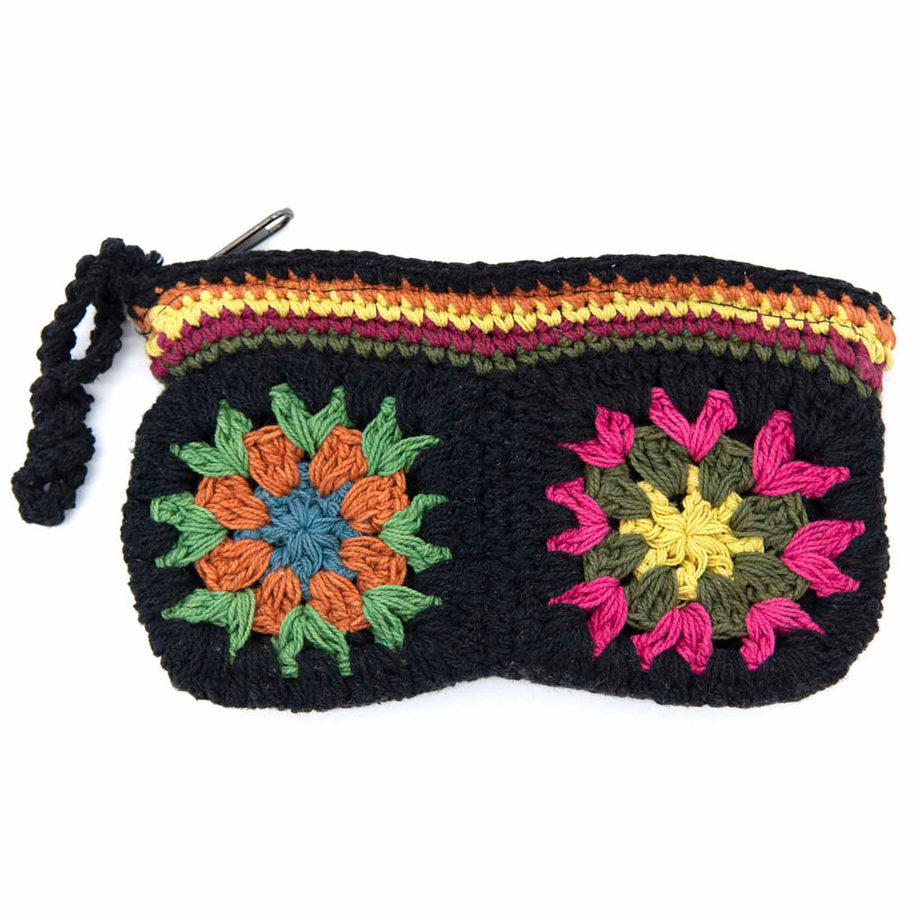 Crochet Granny Square Purse-Bags & Purses-Siesta Crafts