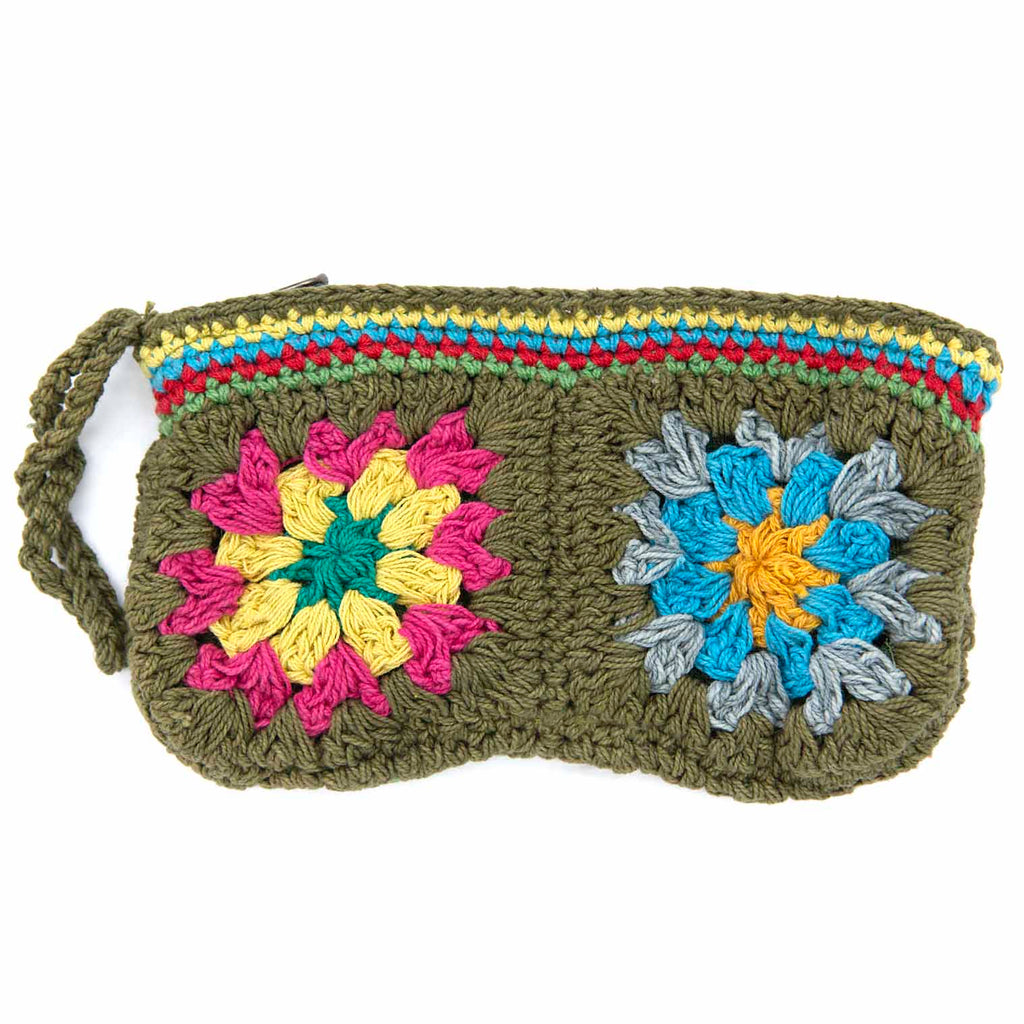 Crochet Granny Square Purse-Bags & Purses-Siesta Crafts