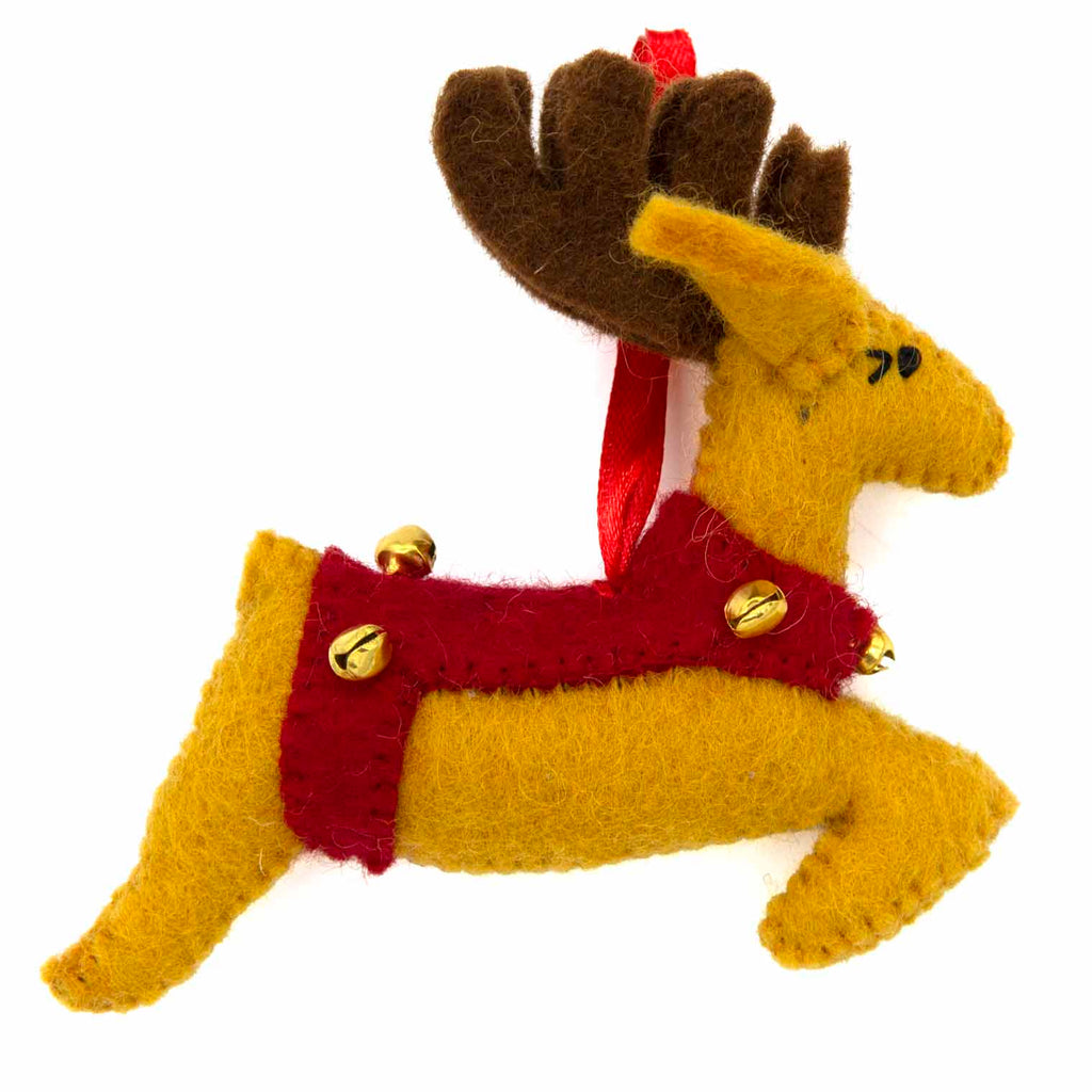 Reindeer Christmas Felt Hanging-Home Décor-Siesta Crafts