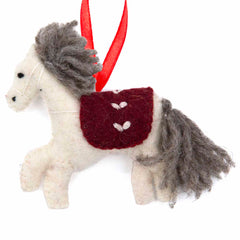 Horse Christmas Felt Hanging-Home Décor-Siesta Crafts